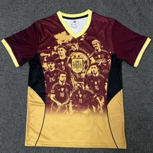 Spain 2026/27 Red Special Edition Training Shirt - Front View Spain 2026/27 Red Special Edition Training Shirt - Front View | KFCOOL