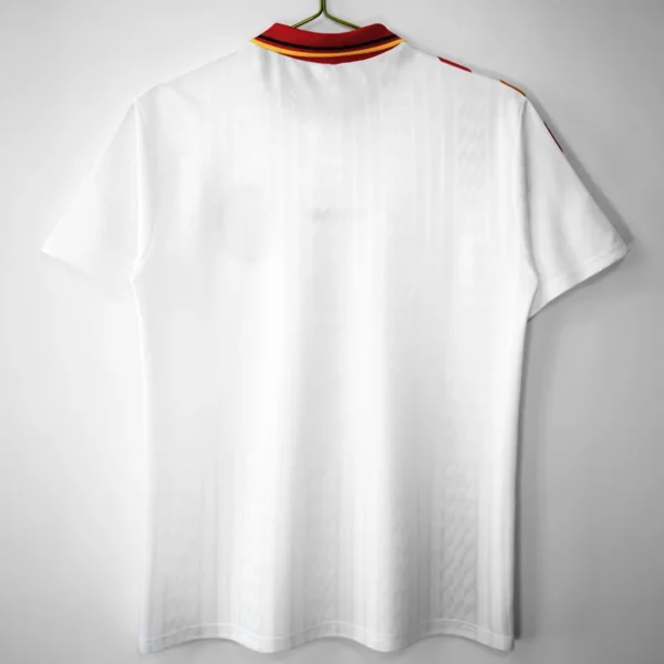 Spain 1994/95 Retro Away White Jersey Fan Version - Back View Spain 1994/95 Retro Away White Jersey Fan Version - Back View | KFCOOL