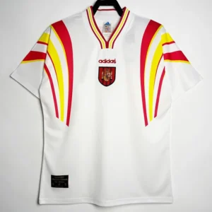 Spain 1996/97 Retro Away White Jersey Fan Version - Front View | KFCOOL