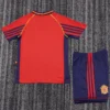 Spain 1998/99 Retro Home Kids Kit Fan Version - Back View | KFCOOL