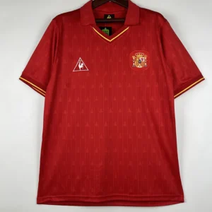 Spain 1988/91 Retro Home Jersey Fan Version - Front View | KFCOOL