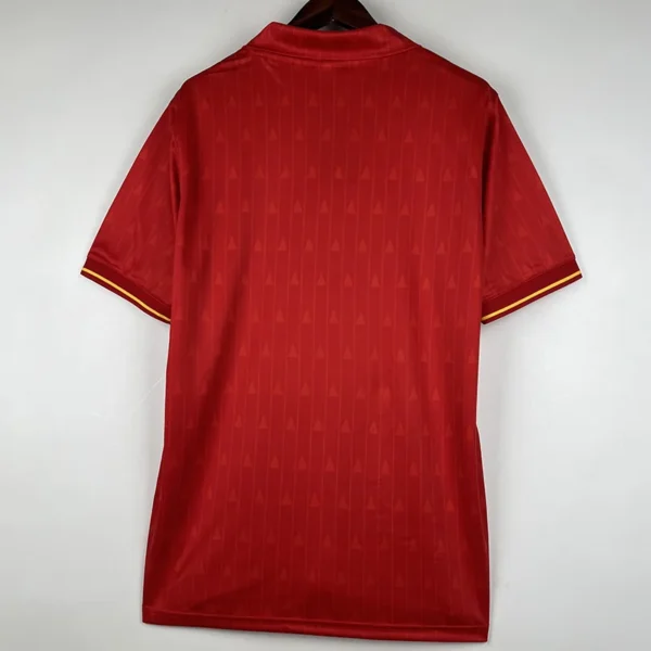 Spain 1988/91 Retro Home Jersey Fan Version - Back View Spain 1988/91 Retro Home Jersey Fan Version - Back View | KFCOOL