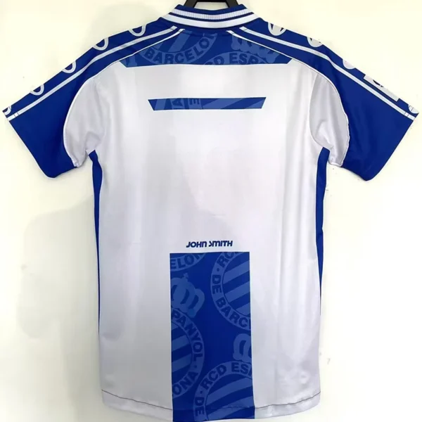 Espanyol 1999/00 Retro Home Jersey Fan Version - Back View | KFCOOL