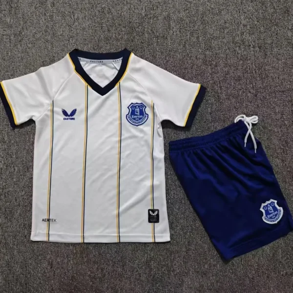 Everton 2026/27 Away Kids Kit Fan Version - Front View | KFCOOL