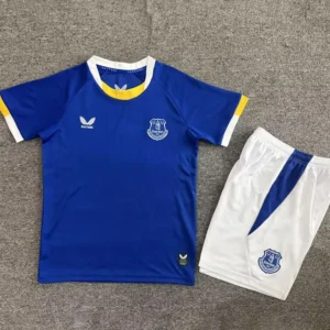 Everton 2026/27 Home Kids Kit Fan Version - Front View Everton 2026/27 Home Kids Kit Fan Version - Front View | KFCOOL