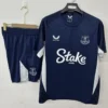 Everton 2026/27 Royal Blue Training Short Suit - Front View | KFCOOL