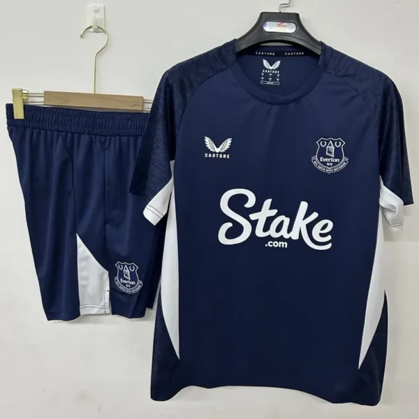 Everton 2026/27 Royal Blue Training Short Suit - Front View | KFCOOL
