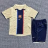 Barcelona 2001/02 Retro Away Kids Kit Fan Version - Front View - KFCool – Football Jerseys & Soccer Kits Store Barcelona 2001/02 Retro Away Kids Kit Fan Version - Front View | KFCOOL