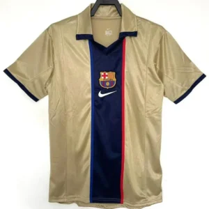 Barcelona 2001/02 Retro Away Jersey Fan Version - Front View | KFCOOL
