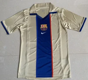 Barcelona 2002/03 Retro Away Jersey Fan Version - Front View | KFCOOL