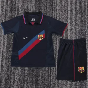 Barcelona 2002/03 Retro Third Kids Kit Fan Version - Front View Barcelona 2002/03 Retro Third Kids Kit Fan Version - Front View | KFCOOL