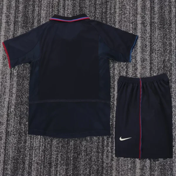 Barcelona 2002/03 Retro Third Kids Kit Fan Version - Back View | KFCOOL