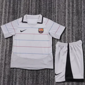 Barcelona 2003/04 Retro Away Kids Kit Fan Version - Front View Barcelona 2003/04 Retro Away Kids Kit Fan Version - Front View | KFCOOL