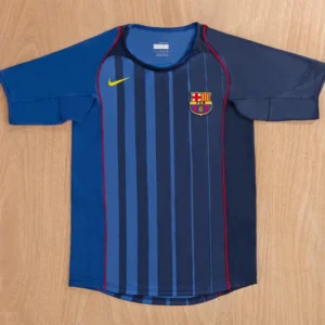 Barcelona 2004/05 Retro Away Jersey Fan Version - Front View Barcelona 2004/05 Retro Away Jersey Fan Version - Front View | KFCOOL