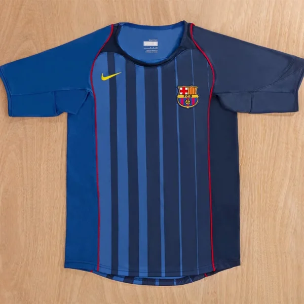 Barcelona 2004/05 Retro Away Jersey Fan Version - Front View | KFCOOL