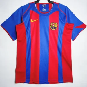 Barcelona 2004/05 Retro Home Jersey Fan Version - Front View Barcelona 2004/05 Retro Home Jersey Fan Version - Front View | KFCOOL