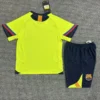 Barcelona 2005/06 Retro Away Kids Kit Fan Version - Back View | KFCOOL