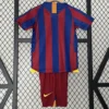 Barcelona 2005/06 Retro Home Kids Kit Fan Version - Back View | KFCOOL