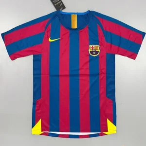 Barcelona 2005/06 Retro Home Jersey Fan Version - Front View Barcelona 2005/06 Retro Home Jersey Fan Version - Front View | KFCOOL