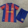 Barcelona 2007/08 Retro Home Kids Kit Fan Version - Front View | KFCOOL