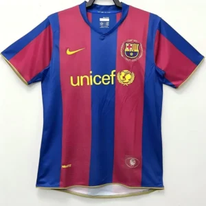 Barcelona 2007/08 Retro Home Jersey Fan Version - Front View Barcelona 2007/08 Retro Home Jersey Fan Version - Front View | KFCOOL