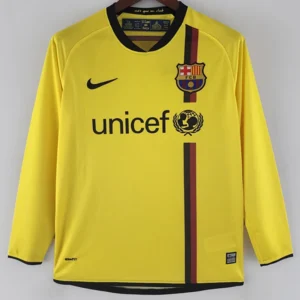 Barcelona 2008/09 Retro Away Long Sleeve Jersey Fan Version - Front View Barcelona 2008/09 Retro Away Long Sleeve Jersey Fan Version - Front View | KFCOOL