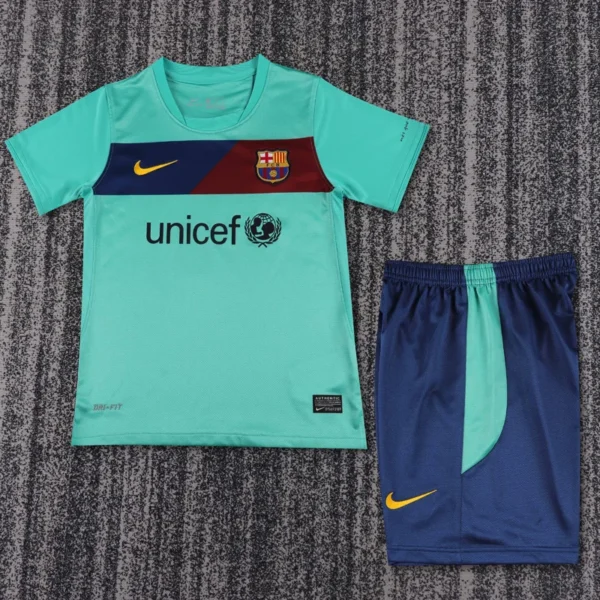 Barcelona 2010/11 Retro Away Kids Kit Fan Version - Front View Barcelona 2010/11 Retro Away Kids Kit Fan Version - Front View | KFCOOL