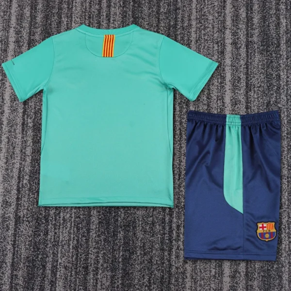 Barcelona 2010/11 Retro Away Kids Kit Fan Version - Back View Barcelona 2010/11 Retro Away Kids Kit Fan Version - Back View | KFCOOL