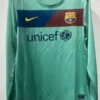 Barcelona 2010/11 Retro Away Long Sleeve Jersey Fan Version - Front View | KFCOOL
