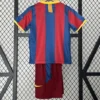 Barcelona 2010/11 Retro Home Kids Kit Fan Version - Back View | KFCOOL