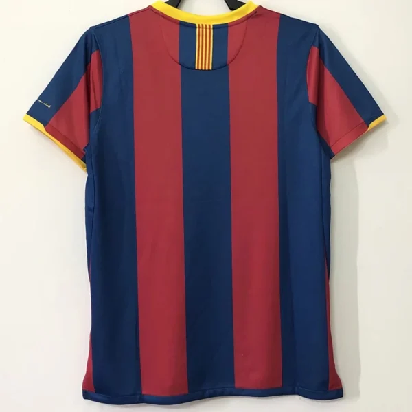 Barcelona 2010/11 Retro Home Jersey Fan Version - Back View | KFCOOL