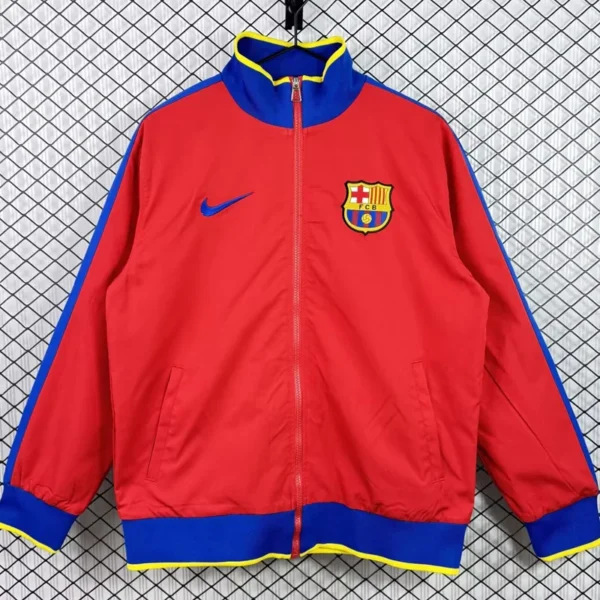 Barcelona 2010/11 Retro Windbreaker - Front View - KFCool – Football Jerseys & Soccer Kits Store Barcelona 2010/11 Retro Windbreaker - Front View | KFCOOL