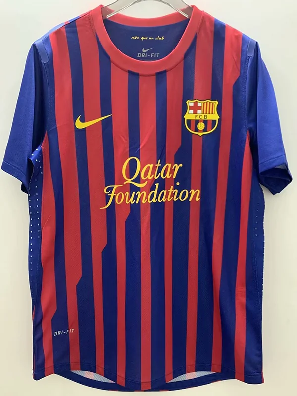 Barcelona 2011/12 Retro Home Jersey Fan Version - Front View | KFCOOL