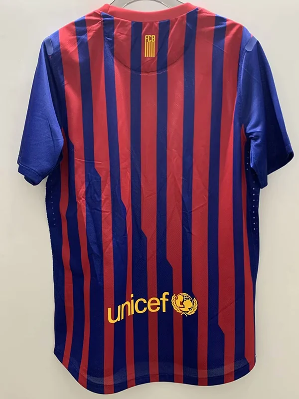 Barcelona 2011/12 Retro Home Jersey Fan Version - Back View | KFCOOL