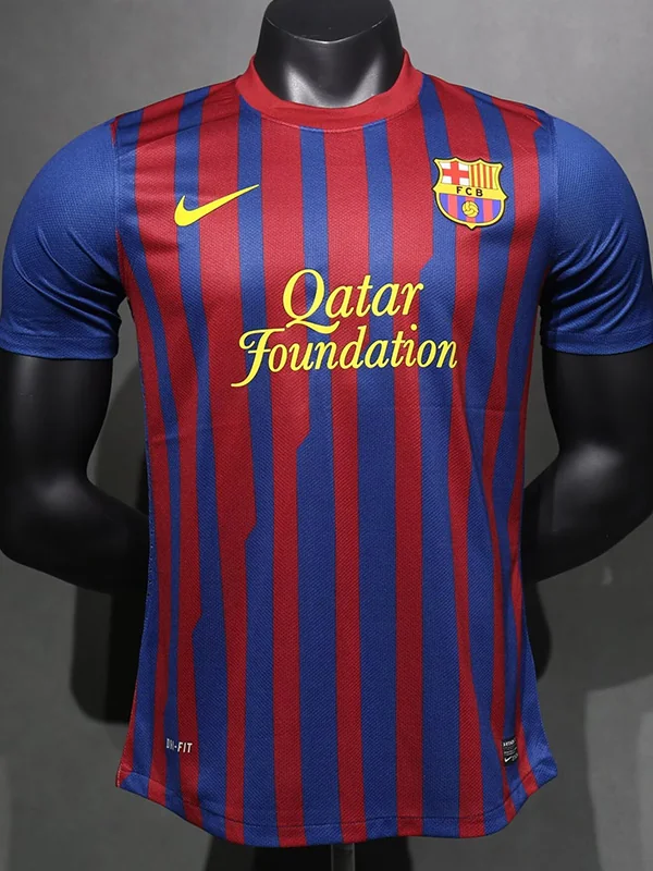 Barcelona 2011/12 Retro Home Jersey Player Version - Front View Barcelona 2011/12 Retro Home Jersey Player Version - Front View | KFCOOL