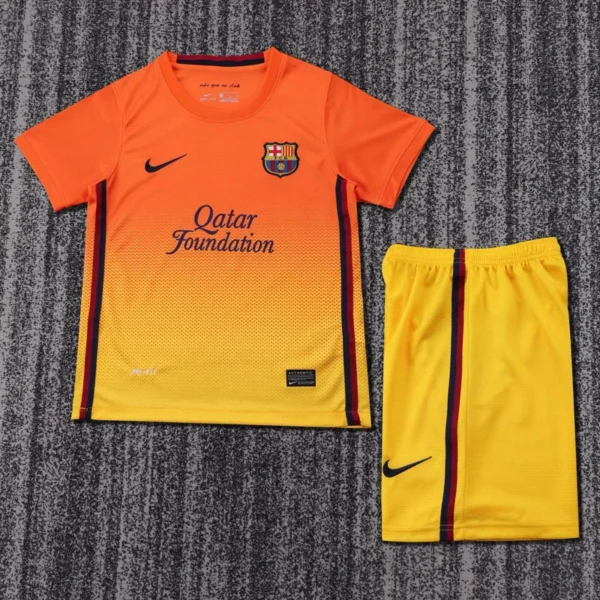 Barcelona 2011/12 Retro Third Kids Kit Fan Version - Front View - KFCool – Football Jerseys & Soccer Kits Store Barcelona 2011/12 Retro Third Kids Kit Fan Version - Front View | KFCOOL