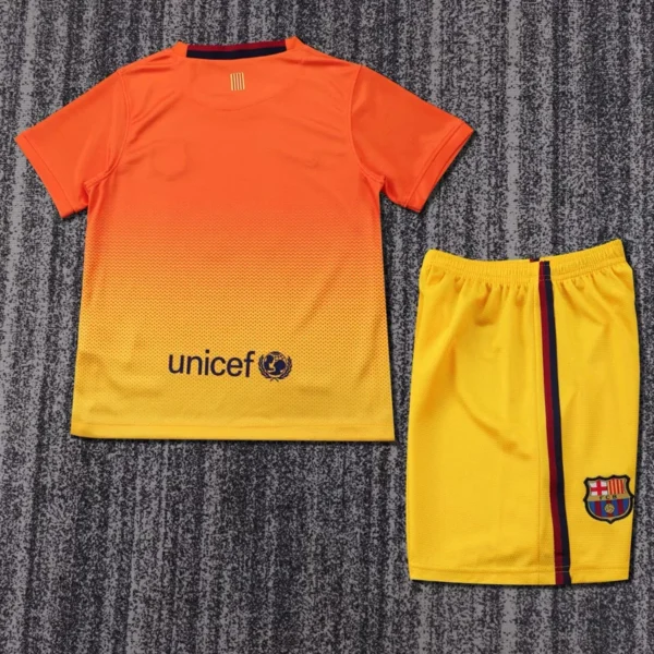 Barcelona 2011/12 Retro Third Kids Kit Fan Version - Back View - KFCool – Football Jerseys & Soccer Kits Store Barcelona 2011/12 Retro Third Kids Kit Fan Version - Back View | KFCOOL