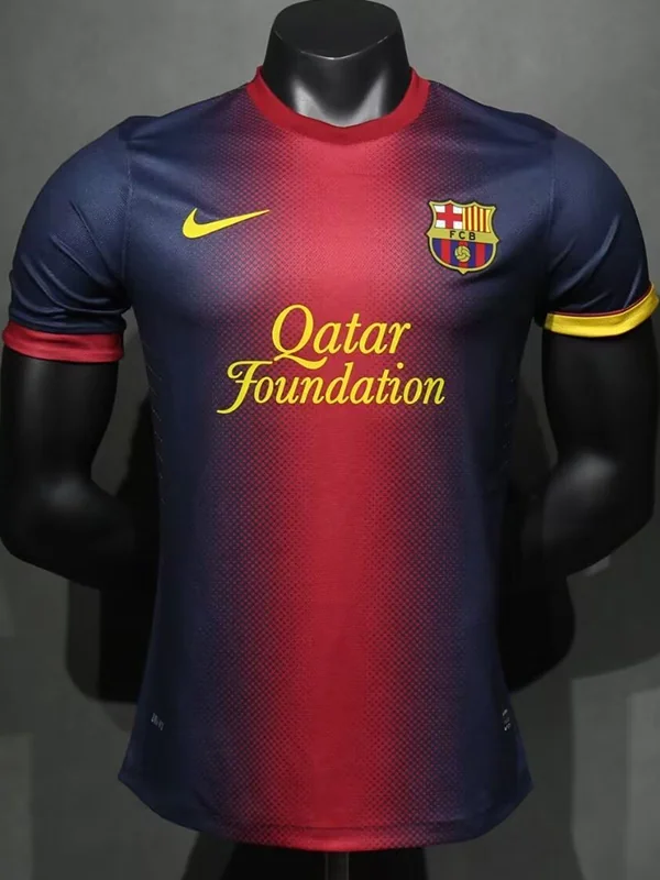 Barcelona 2012/13 Retro Home Jersey Player Version - Front View Barcelona 2012/13 Retro Home Jersey Player Version - Front View | KFCOOL