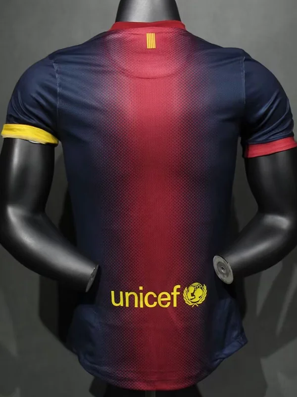 Barcelona 2012/13 Retro Home Jersey Player Version - Back View Barcelona 2012/13 Retro Home Jersey Player Version - Back View | KFCOOL
