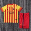 Barcelona 2013/14 Retro Away Kids Kit Fan Version - Front View | KFCOOL