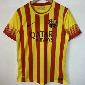 Barcelona 2013/14 Retro Away Yellow Jersey Fan Version - Front View Barcelona 2013/14 Retro Away Yellow Jersey Fan Version - Front View | KFCOOL