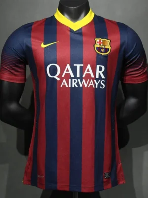 Barcelona 2013/14 Retro Home Jersey Player Version - Front View Barcelona 2013/14 Retro Home Jersey Player Version - Front View | KFCOOL