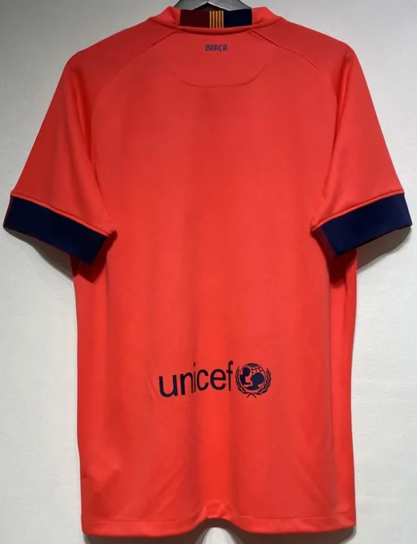 Barcelona 2014/15 Retro Away Jersey Fan Version - Back View Barcelona 2014/15 Retro Away Jersey Fan Version - Back View | KFCOOL
