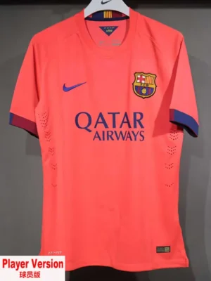 Barcelona 2014/15 Retro Away Jersey Player Version - Front View | KFCOOL