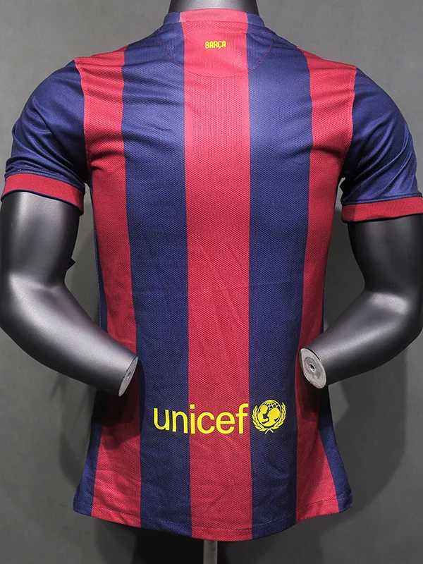Barcelona 2014/15 Retro Home Jersey Player Version - Back View | KFCOOL
