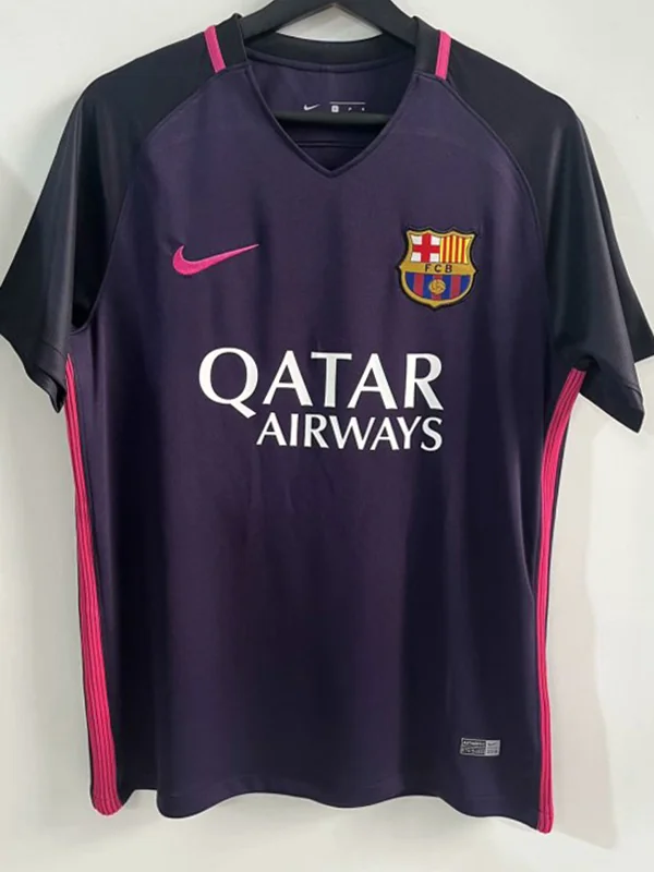 Barcelona 2016/17 Away Jersey Fan Version - Front View | KFCOOL