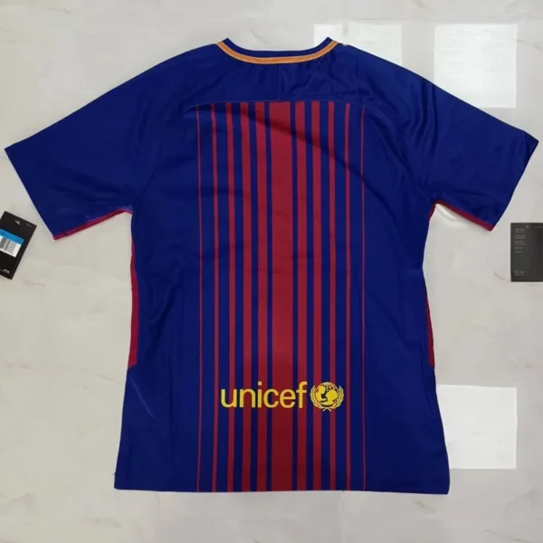 Barcelona 2017/18 Home Jersey Fan Version - Back View Barcelona 2017/18 Home Jersey Fan Version - Back View | KFCOOL