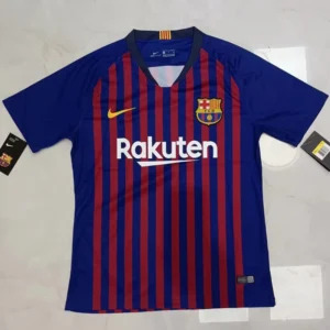 Barcelona 2018/19 Home Jersey Fan Version - Front View Barcelona 2018/19 Home Jersey Fan Version - Front View | KFCOOL