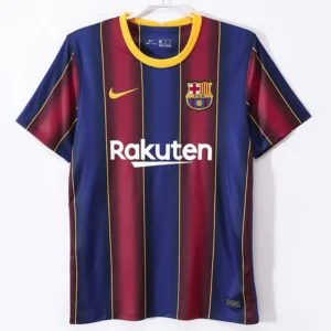 Barcelona 2020/21 Home Jersey Fan Version - Front View | KFCOOL