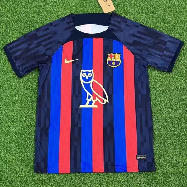 Barcelona 2022/23 Home Blue Jersey Fan Version - Back View | KFCOOL